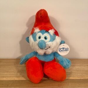 Papa Smurf 10 inch Smurfs Plush Toy Stuffed Doll Smurf New with Tag 2025.